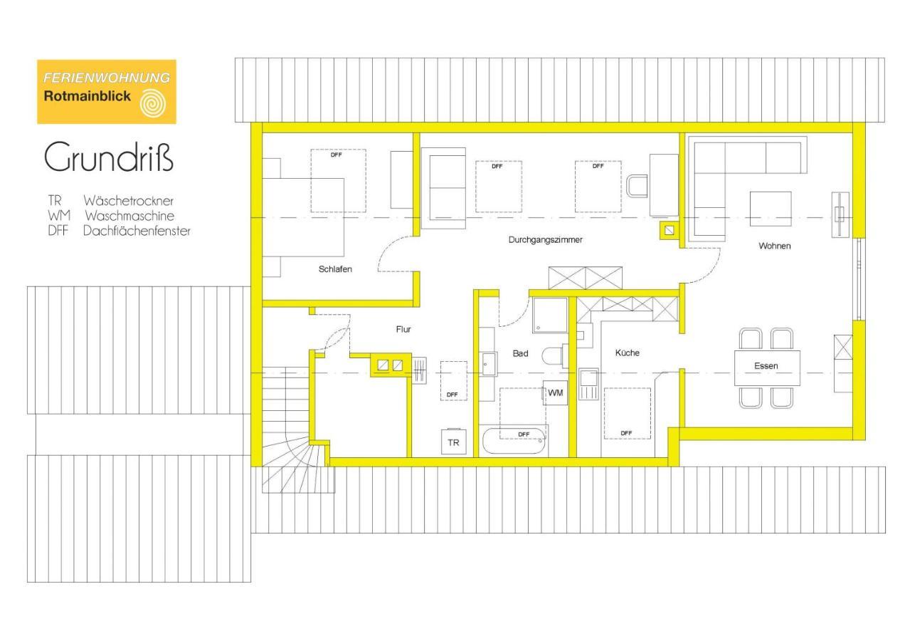 Ferienwohnung Rotmainblick Heinersreuth Eksteriør bilde